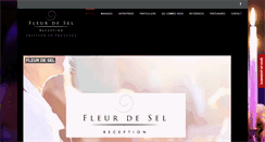 Desktop Screenshot of fleurdesel-traiteur.fr